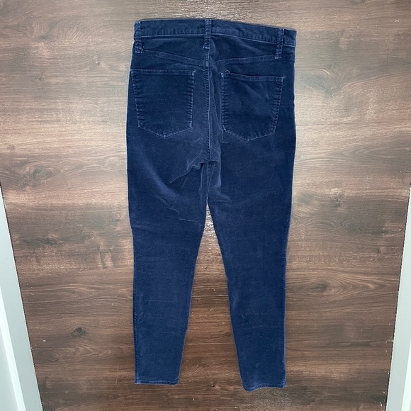 Gap Blue Velvet/Velour Pants - Picture 3 of 10